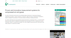 Desktop Screenshot of cs-instruments.com